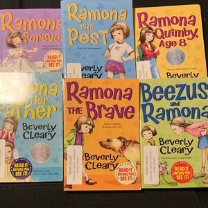 6 Kids Book Set - Ramona Series